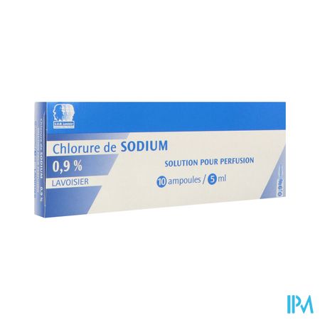 Lavoisier Sodium Chlorure 0.9% Solution Injectable 5ml 10