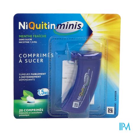 NIQUITINMINIS 1,5MG MENTH CP S/S20