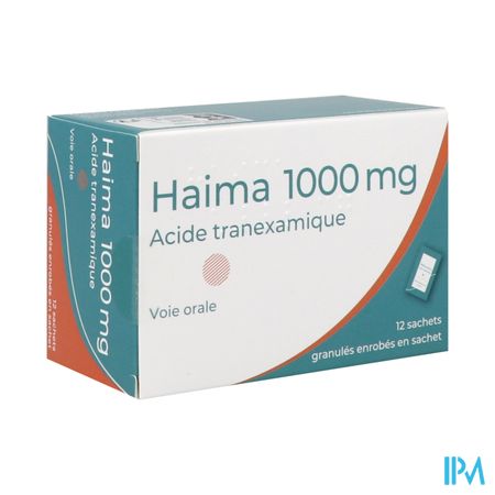 HAIMA 1 000MG GRANUL ENROBE SAC12