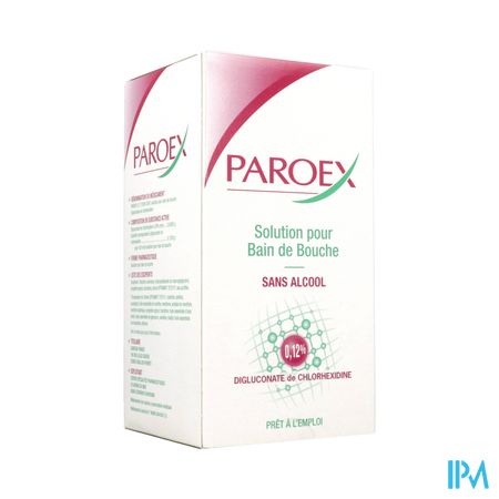 Paroex 0.12% Solution Pour Bain De Bouche 500ml