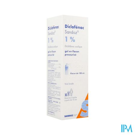 DICLOFENAC 1% SDZ GEL FL PR 100ML