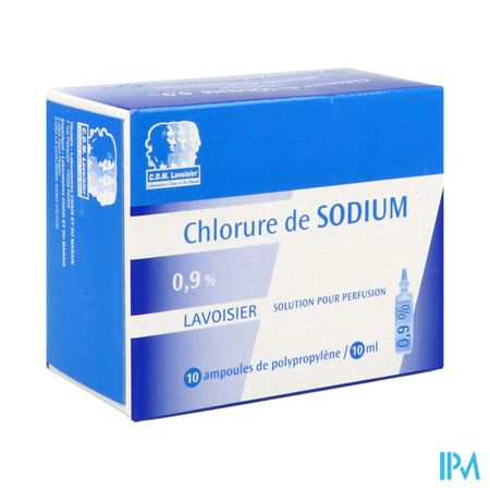 Lavoisier Sodium Chlorure 0.9% Solution Injectable Pp 10ml 10
