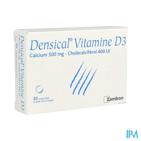 DENSICAL D3 500MG/400UI CPR 60