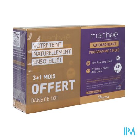 Vitavea Manhae Autobronzant Gelule 60 X2