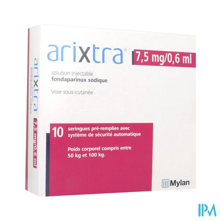 Arixtra 7mg5/0ml6 Solution Injectable Seringue Preremplie 10 — Pharmacie Européenne 24/24 by Nexum