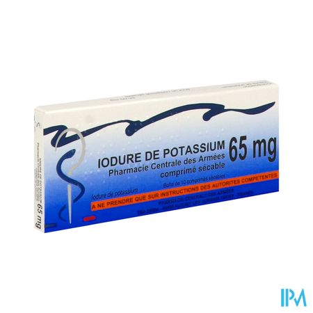 IODURE DE POTASSIUM65MG PCA CP S10