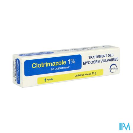 CLOTRIMAZOLE 1% EG CONS CR TUBE20G