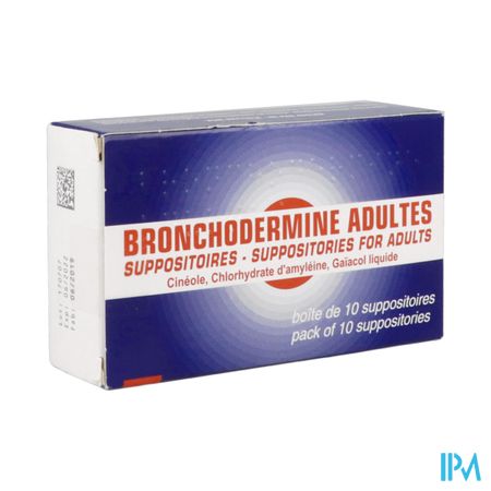 Bronchodermine Adulte Suppositoire 10