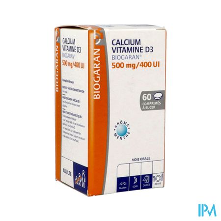 CALCIUM D3 500MG/400UI BIOG CPR 60