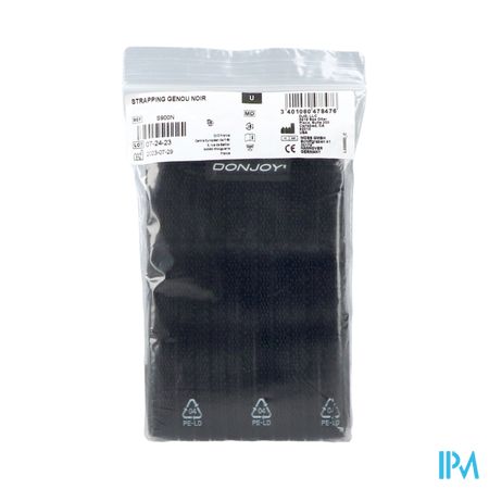 BDE DONJOY STRAPPING GENOU NOIR TU