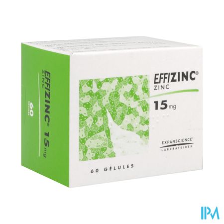 EFFIZINC 15MG GELULE 60 — Pharmacie Européenne 24/24 by Nexum