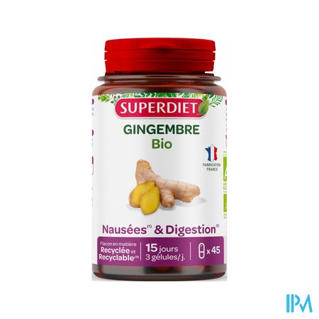 SUPERDIET GINGEMBRE BIO GEL45