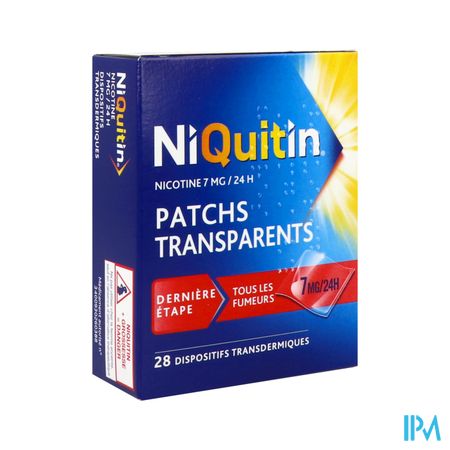 NIQUITIN 7MG/24H D/TRANSD 28