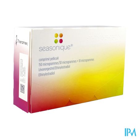 Seasonique 150mcg/30mcg + 10mcg Comprime 91