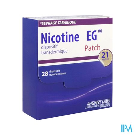 NICOTINE 21MG/24H EG D/TRANSD 28